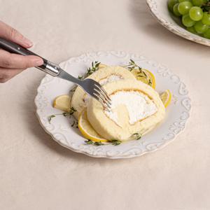 유럽 빈티지 바로크 엔틱 로망스 도자기 원형접시 M 21.5cm