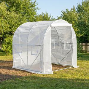 조립식 셀프 하우스 2X2M 비닐하우스 야외 다육이 농막 온실 자재 텃밭 옥상 농장 창고