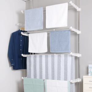 스텔라(stellar) 기둥접이식 폭조절 4단 빨래 건조대