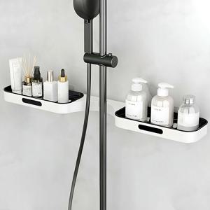 욕실 세면대 선반 무타공 공중부양 젠다이 모서리 정리 코너 수납 정리 화장실 일자 거치대