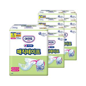 아텐토 이지케어 성인용기저귀 매직테이프 특대형 10매x8팩 / 겉기저귀