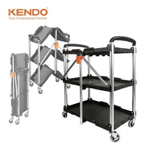 휴대용 접이식 서빙카트 3단 (90339) 주방 식당 카트