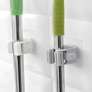 욕실 청소도구 걸이 밀대걸이 화장실 청소솔 거치대 청소도구정리 접착식 후크 홀더