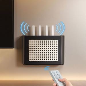 [해외] 미드센츄리 모던 벽걸이 셋톱박스 정리함 공유기정리함 와이파이 보관함 2size