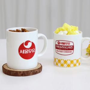 서울우유 레트로 머그컵 (370ml)