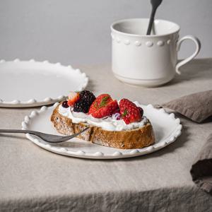 로얄애덜리 스노우 접시 디저트 플레이트 20.4cm