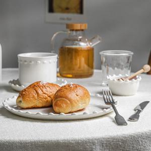 로얄애덜리 스노우 접시 디저트 플레이트 25.1cm