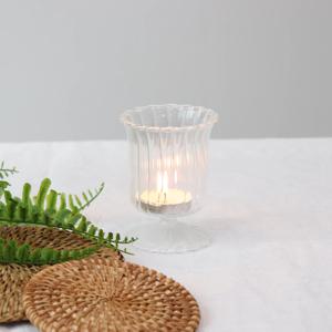 디자인 유리 티라이트 홀더(물잔타입)