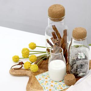 코르크 마개 내열 유리병 / 밀크 보틀 / 다용도 양념통 S(150ml)