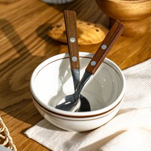 뉴 트라몬티나 우드 핸들 커트러리 티스푼