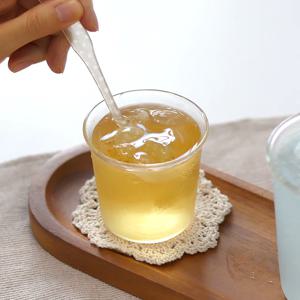 캐스트 내열 유리컵 / 물컵 그린티 글라스 (180ml)