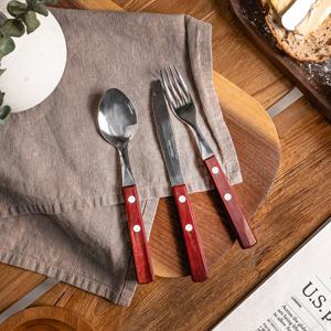 트라몬티나 폴리우드 커트러리 디저트 세트 3P (2color)