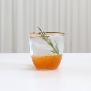 홈카페 골드라인 레트로 유리컵 언더락 (275ml)