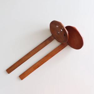 일본 가정용 나무 우동 국자세트(2PCS)