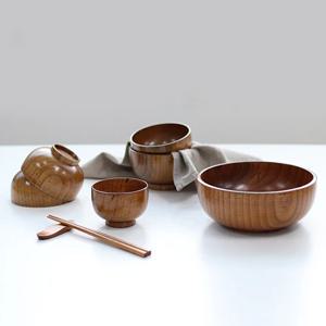 우드 아카시아 나무 볼 원목 그릇