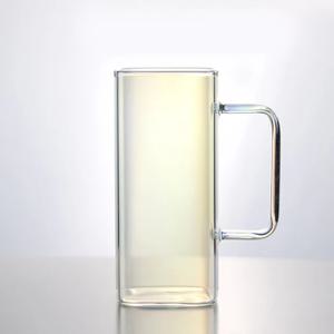 미스틱 오로라 홀로그램 글라스 스퀘어 머그 (400ml)