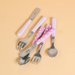 프랑스 명품 커트러리 / 사브르 팝컬러 커트러리 도트 버터 스프레더(14cm)