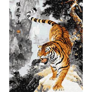 DIY 명화그리기 (물감2배) 맹호 40X50cm