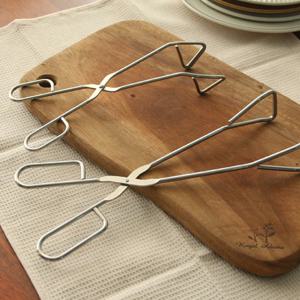 다용도 스테인레스 요리 핀셋 캠핑 집게 삼각가위 집게 2size