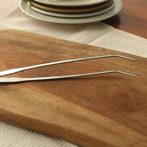 다용도 스테인레스 요리 핀셋 캠핑 집게 꺾임 핀셋 집게( 27cm)