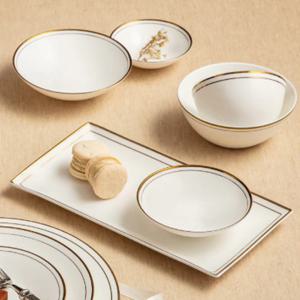 네오골드 공기대접 8p 밥그릇 국그릇 그릇세트 신혼 집들이 한식 도자기