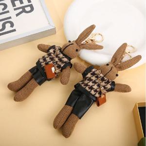 멋쟁이 토끼인형 키링 열쇠고리 가방고리