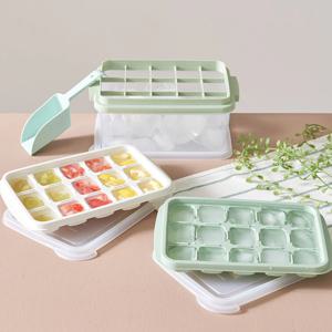 [리퍼] 아이스쏙 푸쉬 얼음트레이 15구 얼음통 스쿱 5종 세트