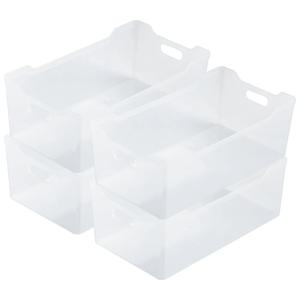 [리퍼] 코지 키친 수납트레이 소 4p 냉장고정리 팬트리수납