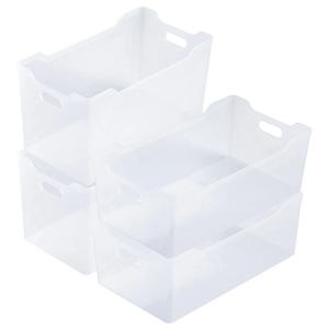 [리퍼] 코지 키친 수납트레이 소2p+중2p set 냉장고정리 팬트리수납