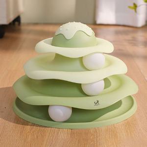 고양이 아이스크림 트랙볼 장난감