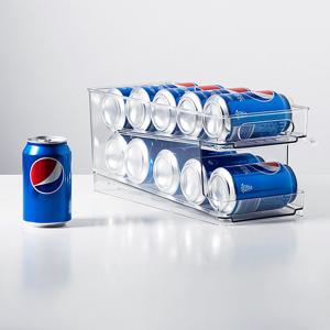 2단 음료수 맥주캔 디스펜서 냉장고 트레이