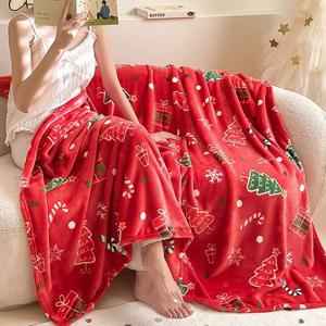 크리스마스담요 극세사 어깨담요 무릎담요 큰담요