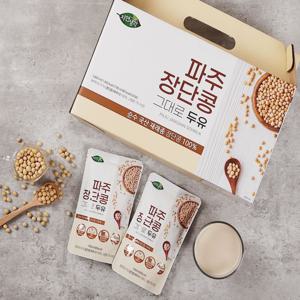 파주장단콩 그대로 두유 190ml 20팩 콩물 국산콩100% 콩물 약콩