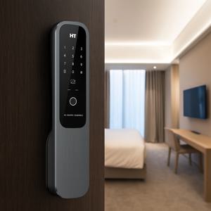 지문인식 현관 도어락 HDL-A1001F 번호키 카드키 푸시풀 현관문도어락 자가설치