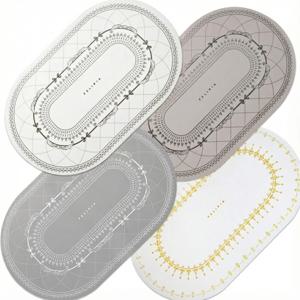 페리피아 프레즈 빠넬 실리콘 식탁매트 4P (화이트/그레이/웜그레이)