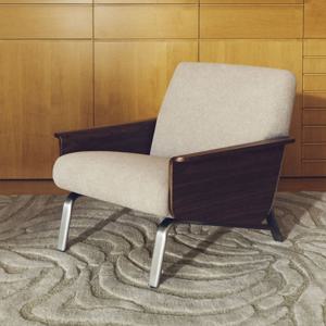 AMSEN 암센 샤닐 패브릭 1인 소파 암체어 2color