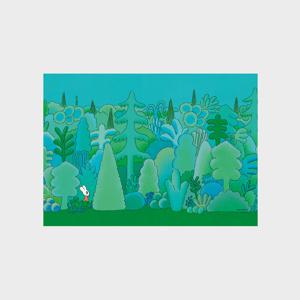 A3 포스터 Blue Forest / 굴리굴리