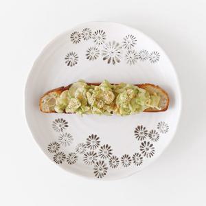 효우카 린 분청 도자기 접시 24cm