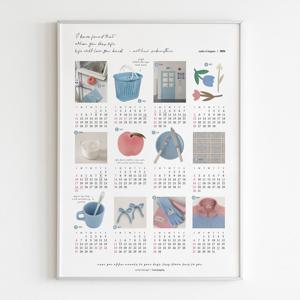 피치데이, 2026년 인테리어 포스터 거실 액자 캘린더 한장 달력 벽장식 벽꾸미기
