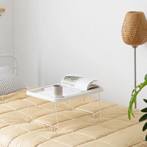 접이식 테이블 베드트레이 컵홀더 좌식 노트북 침대 미니테이블