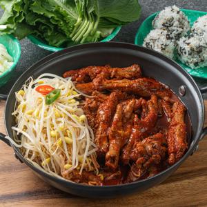 매콤양념 국물닭발 500g 1팩+1팩/ 매운닭발 캠핑밀키트
