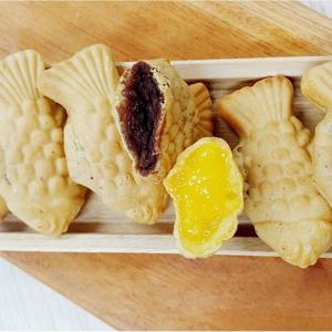 옛날 우리밀 한입 붕어빵 (슈크림/통팥) 1kg (50g, 20개입)