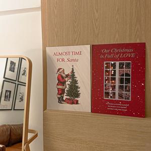 크리스마스 포스터 20종 벽 장식 데코 소품 용품 홈 파티 A4 A3