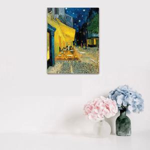 25W 반 고흐-밤의까페테라스-인상주의/가벼운 캔버스천 우드보드액자 집들이생일선물