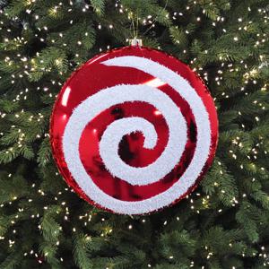 원형 사탕 유광 오너먼트 크리스마스 겨울 카페 장식 소품 교회성당(약간의 반짝이가루 있음)