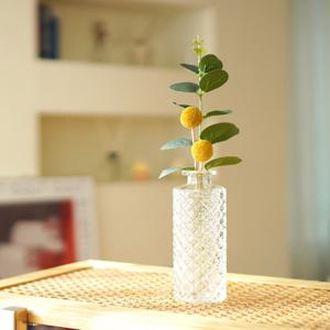 인테리어 홈데코 골든유칼립투스 드라이플라워 미니꽃다발  화병세트 디퓨저병  선물세트