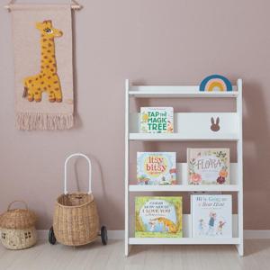 [리퍼]리틀라핀 슬림형 전면책장 자작나무