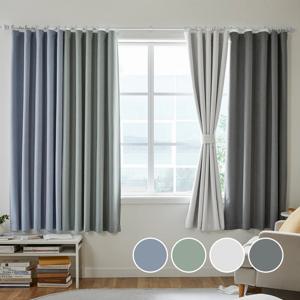 셀프맞춤 100% 빛차단 반창문 암막커튼 140*180 1P 4color