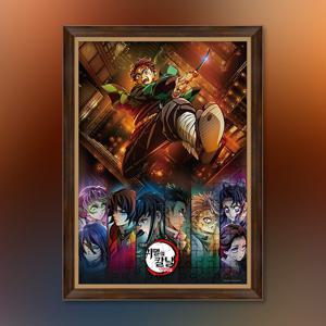 귀멸의 칼날 전장의 서막 직소퍼즐 액자세트 500피스 무한성편 극장판