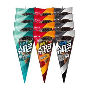 슈퍼콘 아이스크림 12개 / 초코 민트초코 쿠앤크